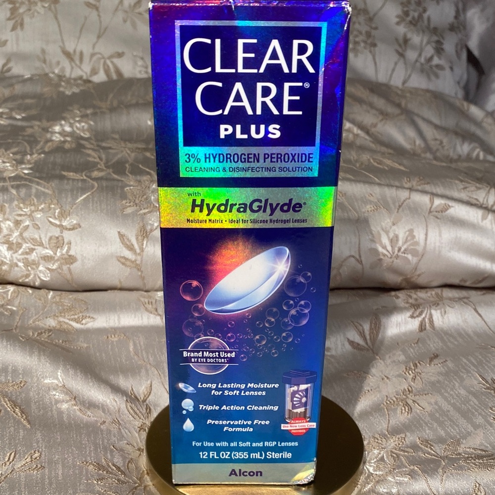 Cleaning Solution with HydraGlyde - Blue New 12 fl oz Alcon